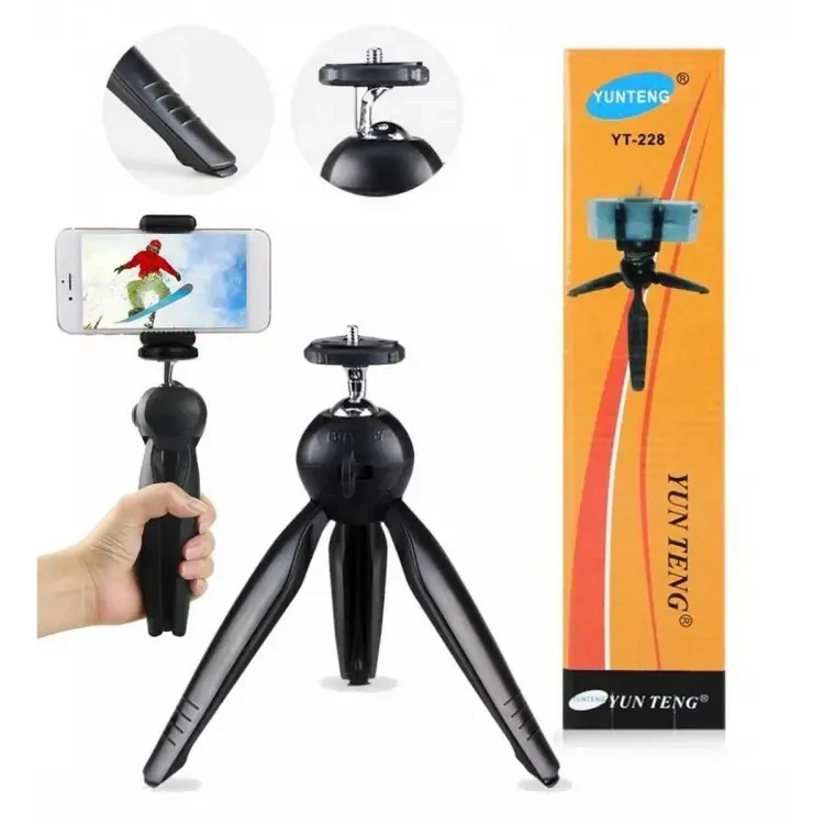 Mini Tripod XH 228 Yunteng Mini Tripod Stand For All Mobile Phones & Digital Cameras