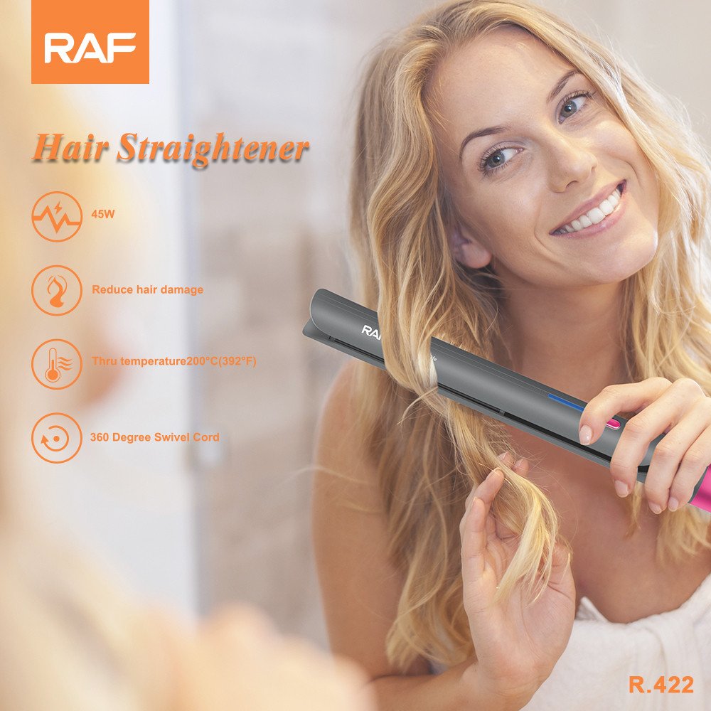 Popular Professional Fast Heating 2-in-1 Curler Hair Straightener Flat Iron for All Hairstyles