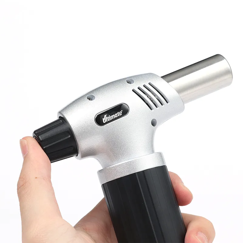 unique Jet Flame lighter For Kitchen in silver color