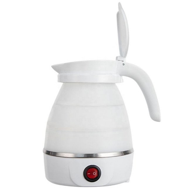 New design mini portable foldable silicone electric kettle for travel
